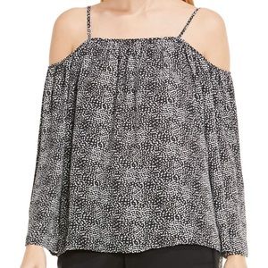 Vince camuto cold shoulder blouse